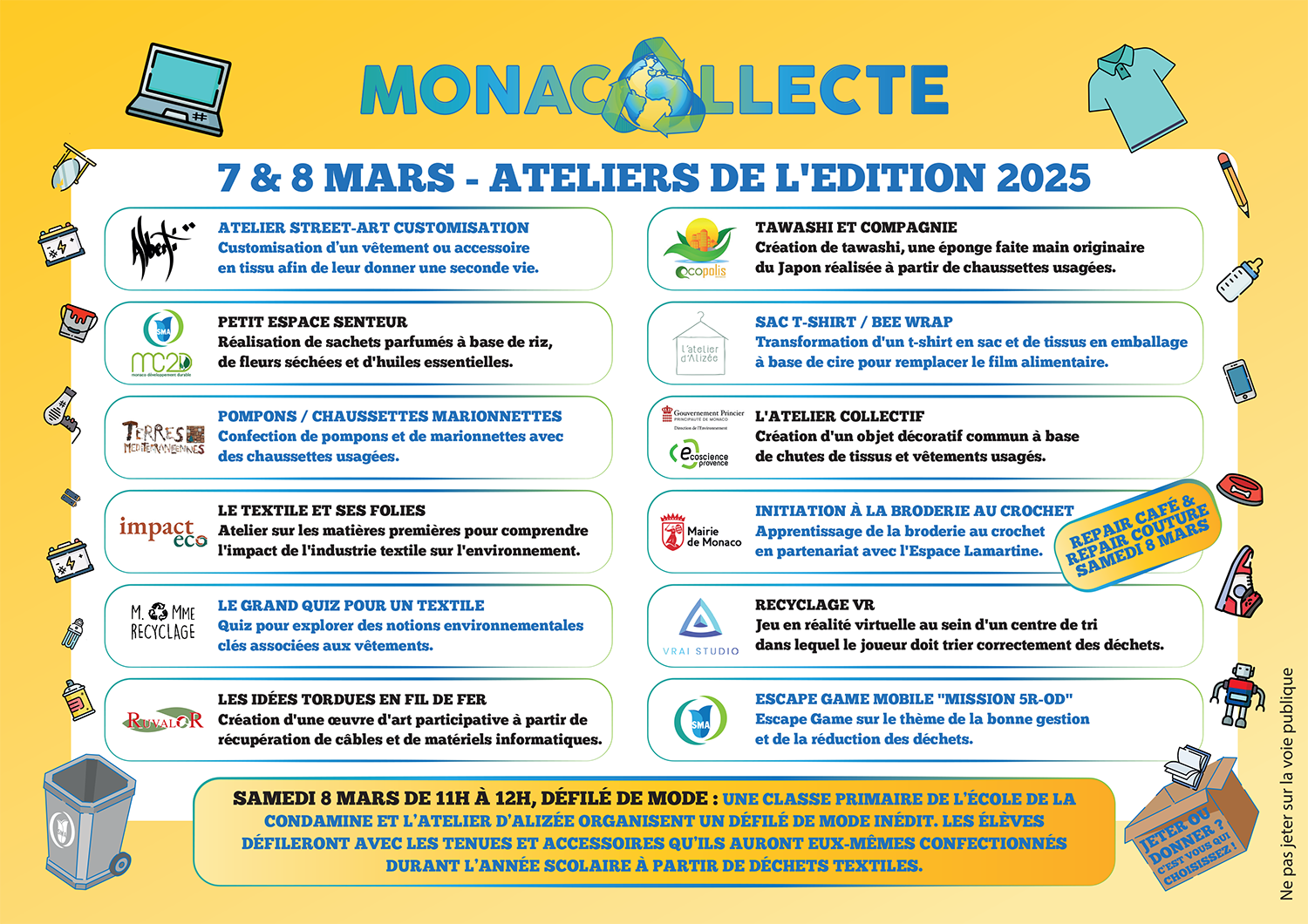 Monacollecte ateliers 2025